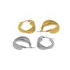 18K Stainless Steel Multi-layer Geometric Circle Earrings for Women - Fashionable and Versatile Design.
