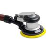Air Powered 5 Inch Sander with Dust Collection Outlet, Metal Body Sanding Tool for Furniture Refinishing, Garage Sanding, and Finish Work