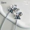 2D Flat Cute Elephant Data Cable Protector - Break-Proof, Phone Data Cable Protector, Phone Accessories
