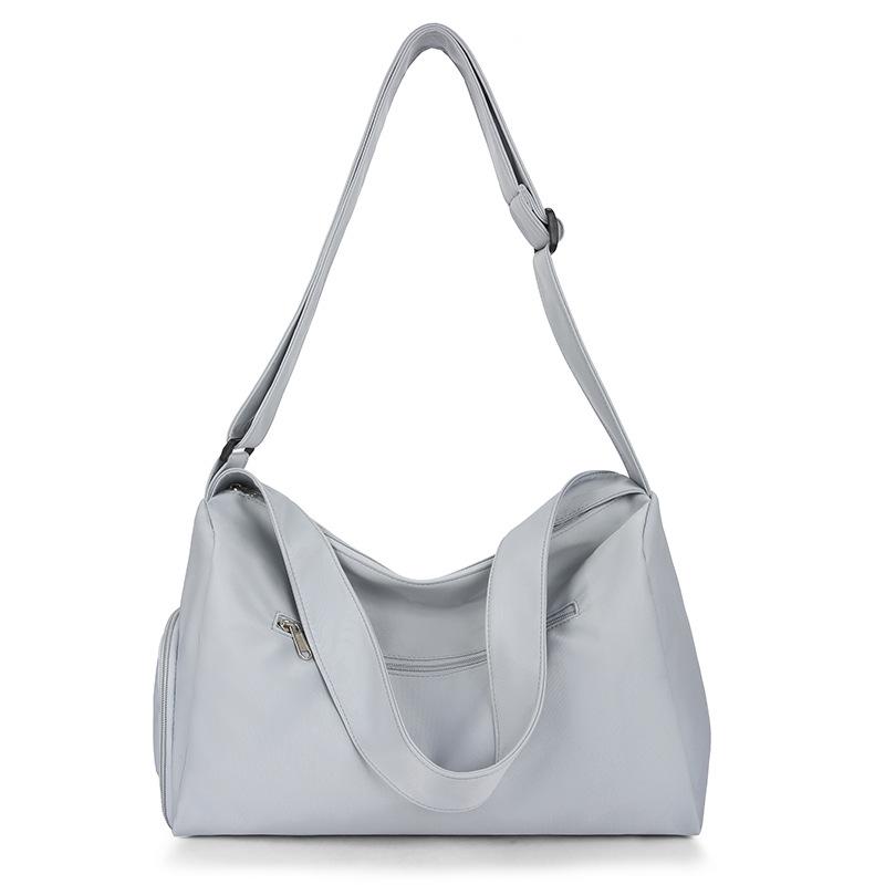 Women's short-distance out simple and fresh underarm portable travel bag with shoe compartment fitness yoga bag can cover tie rod