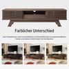 TV Cabinet with One Drawer And Two Doors, TV Furniture, TV Panel, TV Cabinet. Unique Design, Vintage Wood Color.
