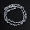 1String 3/4/6/8/10mm Transparent AB Color Crystal Beads Round Square Loose Spacer Glass Beads For DIY Bracelet Necklace Jewelry