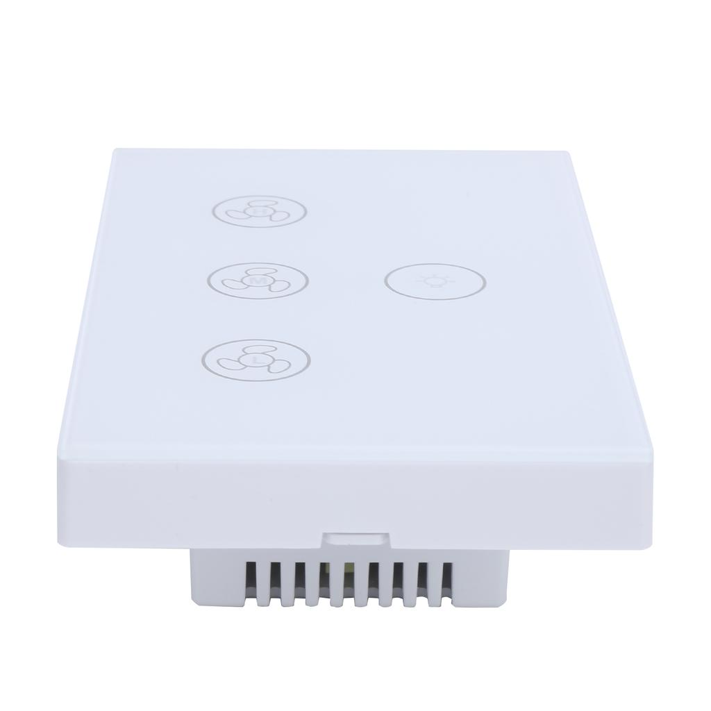 Smart WiFi Air Fan Lampe Touch Schalter Sprachsteuerung Kompatibel für Google Home 110 ‑ 240VWhite