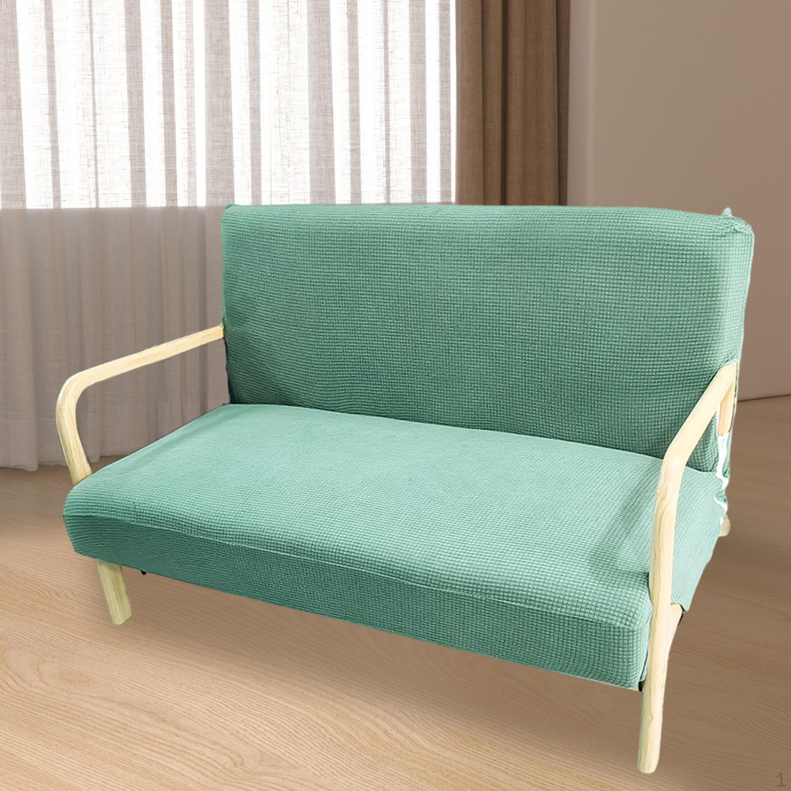 

Чехол на диван для гостиной, эластичный чехол на диван, сменная подушка 2 Seater зелёный