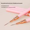 5Pcs Nail Art Liner Brush Set Uv Gel Nail Brushes Kits French Stripe Line Painting Drawing Flower Pen Professional Manicure Tool