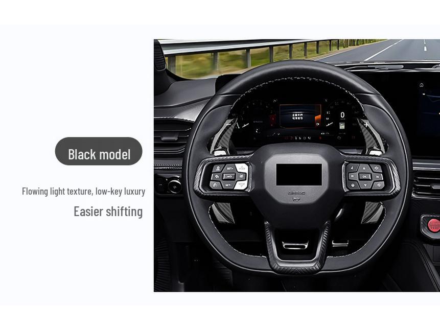 T-Carbon Carbon Fiber Shift Paddles for Ford Mustang 2425 Steering Wheel Extension