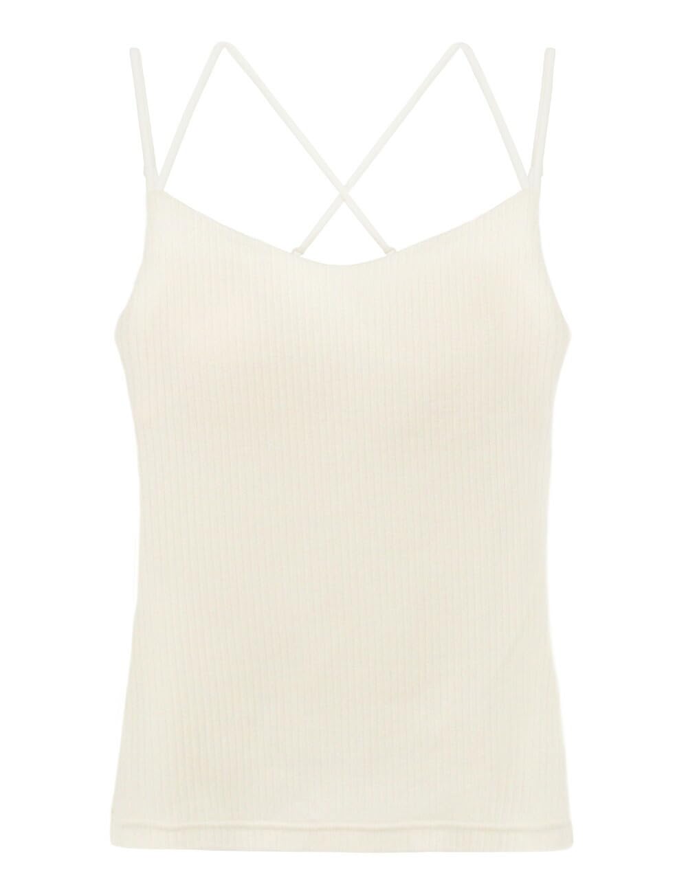 

Топ-бра Two Hatch с беспроводным бюстгальтером, стильный, размеры 903893way, чашки, 3-сторонние бретели, ками, рубчик, нижнее белье, A65-E80, AC70, молочный