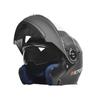 Full Face Motorcycle Helmet With Flip-Up Visor Men Women 3C Certified All-Season ABS Shell Multiple Colors Lens Options