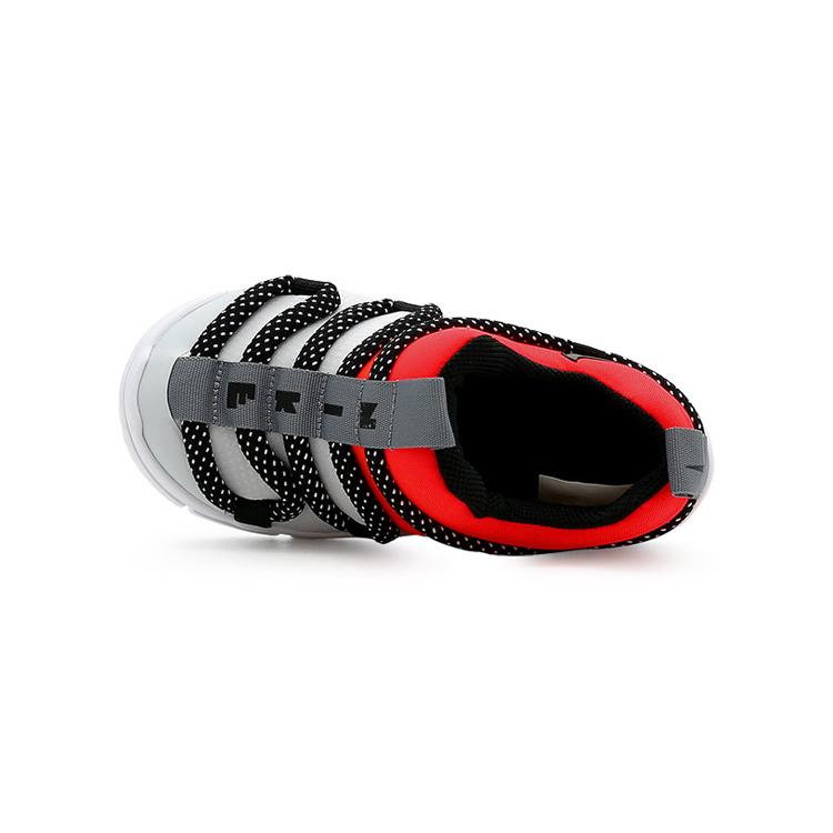 Nike Novice Low top Sports Casual Shoes Gray Black Red Infant And Toddler AQ9662-600