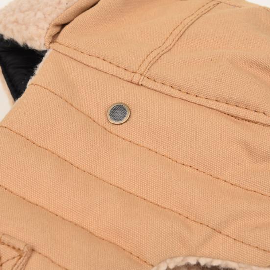 Lei Feng Hat Thickened Inner Lining Solid Color Buckle Closure Versatile Tarp Hat with Ear Protection Daily Clothing