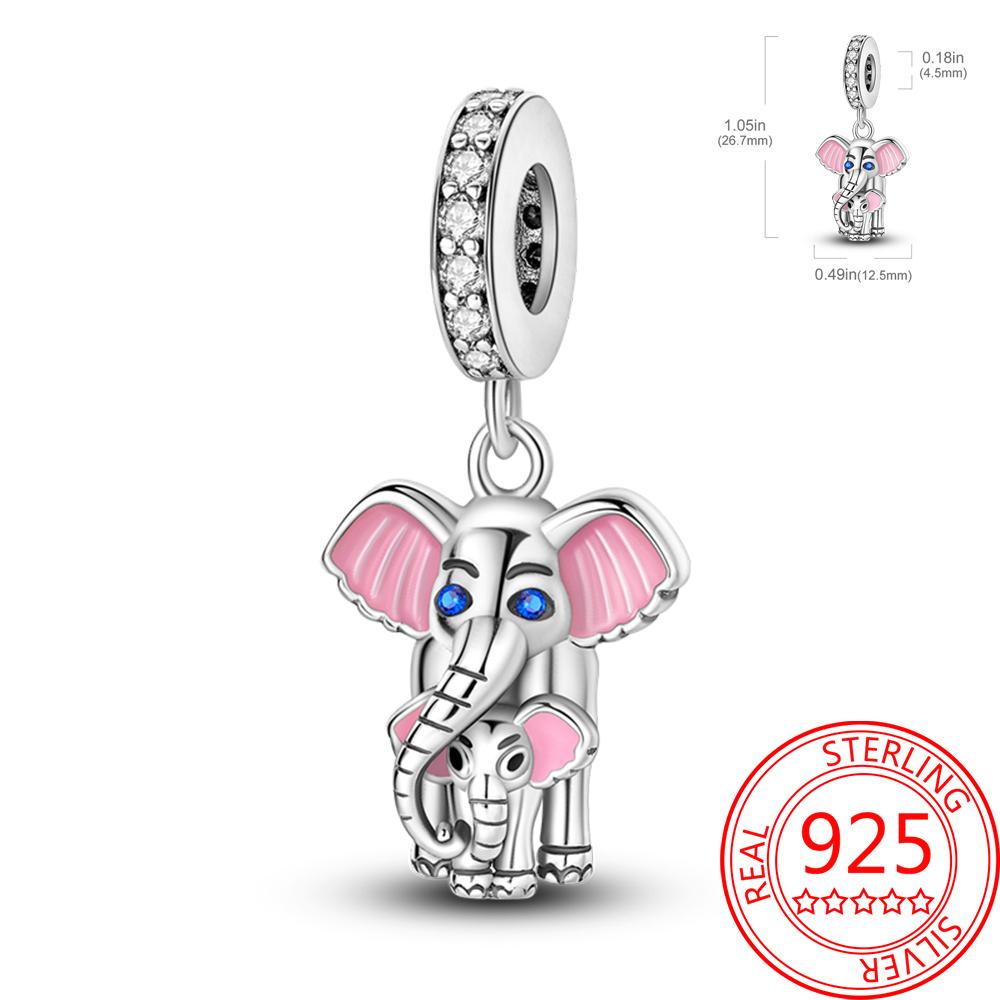 Animal Series Copper Octopus Giraffe Elephant Kitten Pendant Beads Fit Bracelet Necklaces Boutique Handmade Jewelry