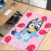 Bluey Printed Carpetrugfor Office Chair Living Room Bedroom Kitchen Room Decor Gifts
