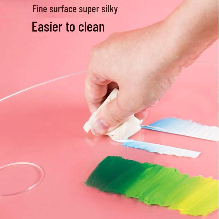 Oil, Gouache, and Acrylic Painting Palette: Transparent Acrylic for Color Mixing and Art Students