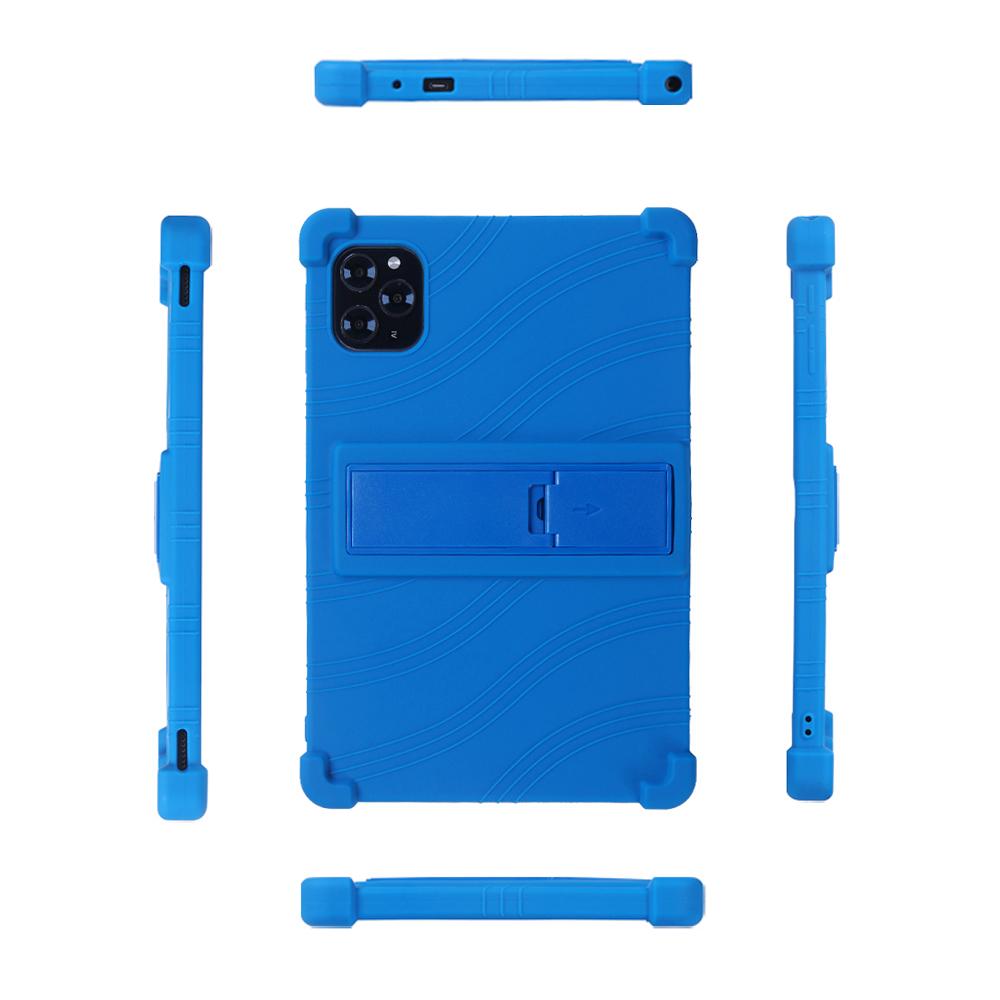 Pro pouzdro Doogee Tab G6 Nastavitelný stojánek Silikonový ochranný kryt na tablet
