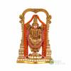 Tirupati Balaji Fine Painting Idol Decorative  Handcrafted Balaji Murti for Home Office and Gifting Purpose Sculpture, Golden, Pack of 1