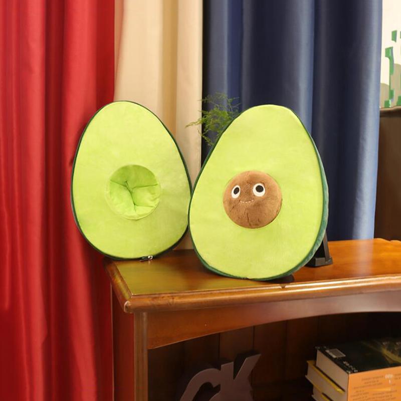 30cm Lovely Avocado Stuffed Plush Toys Filled Comfort Doll Kids Soft Sofa Cushion Cartoon Fruit Pillow Girls Boys Children Gifts