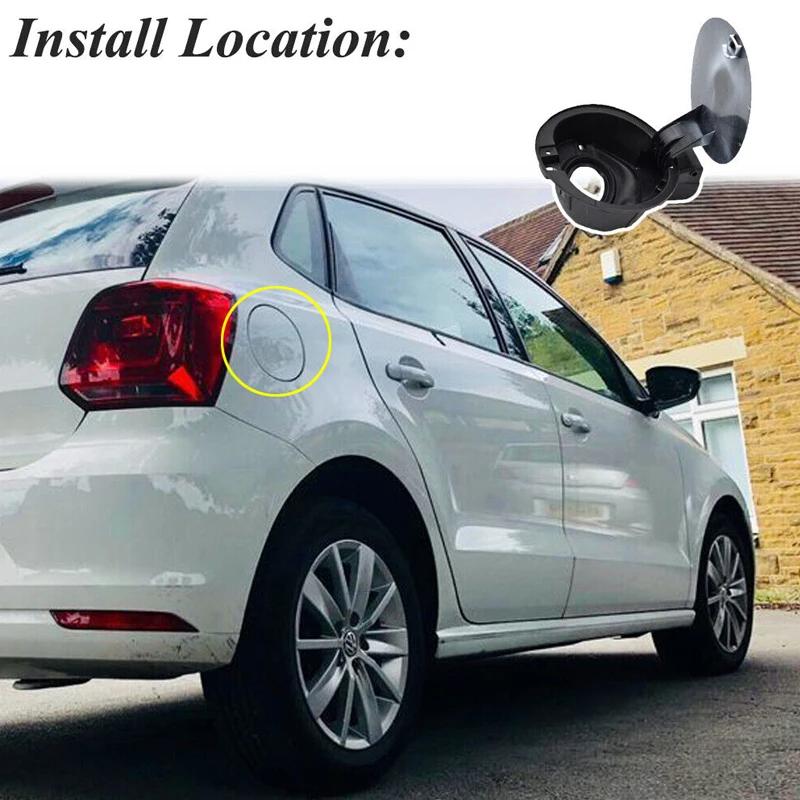 Per VW Polo 2011-2019 Coperchio Sportellino Serbatoio Carburante Non Verniciato 6R0809857