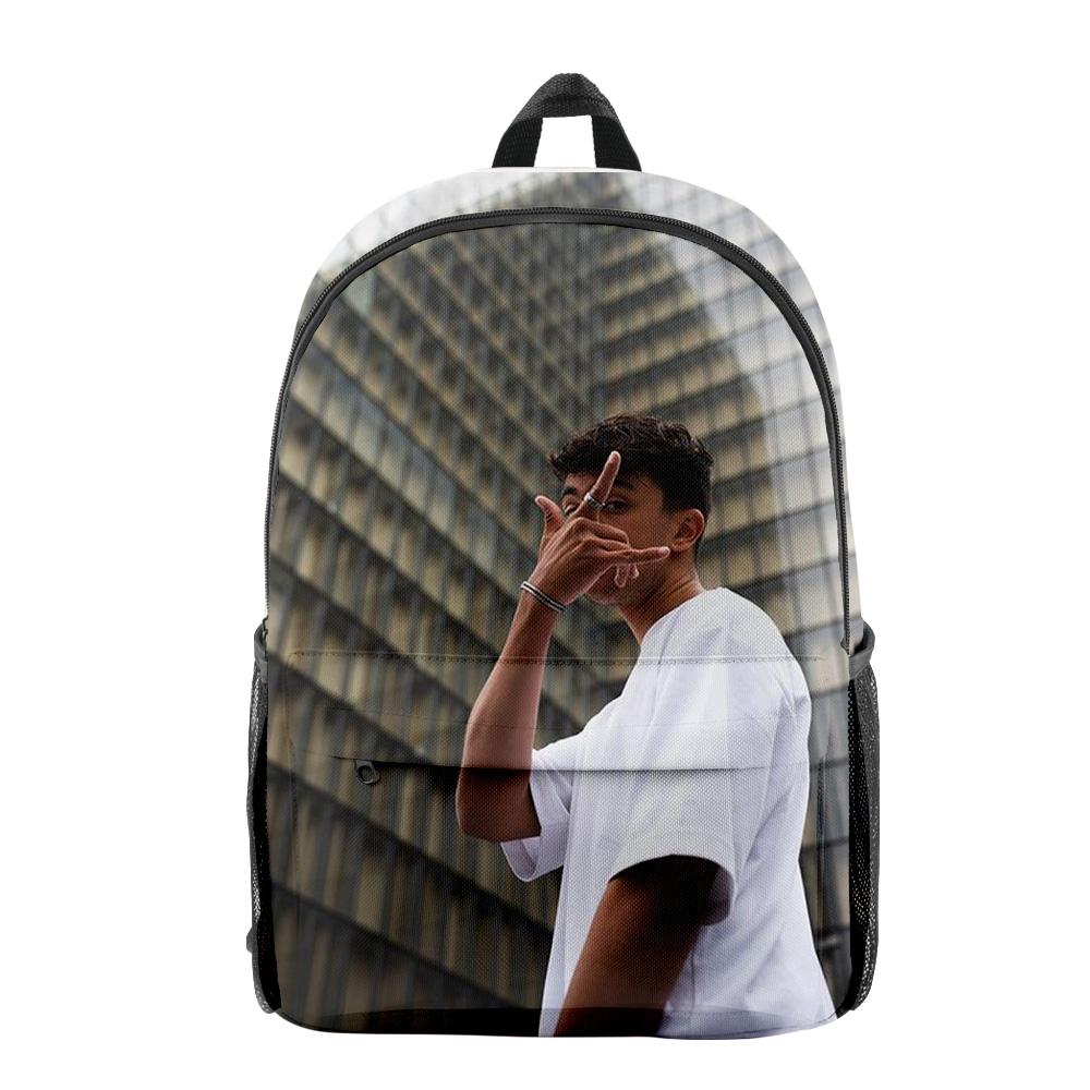 Classic Peculiar Novelty Cool inoxtag pupil Bookbag Notebook Backpacks 3D Print Oxford Waterproof Boys/Girls Travel Backpacks