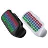 Wiederaufladbare Mini-Tastatur für Controller Mit Lautsprecher und Mikrofon Für Voice-Chat Ergonomisches Design Komfortables Tippen