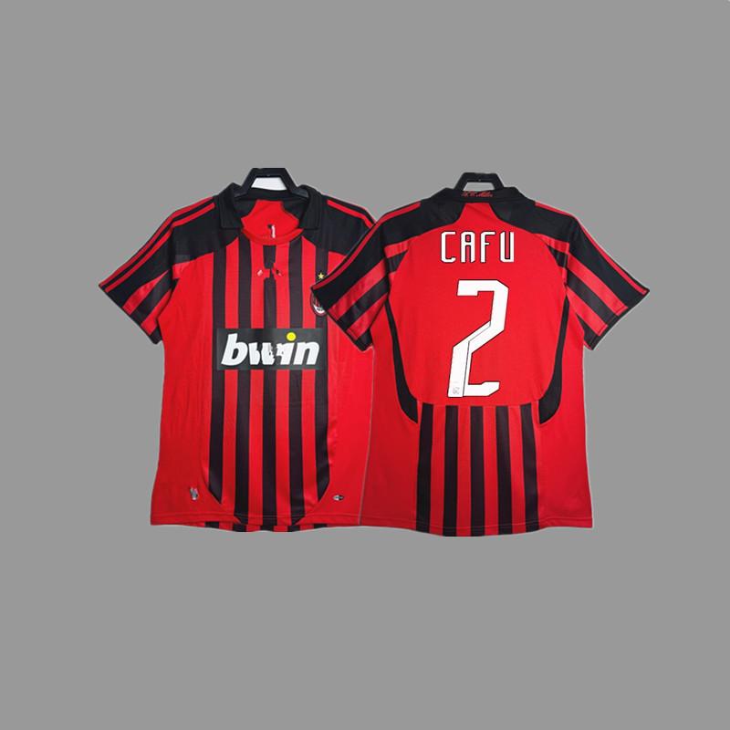 Retro jersey, football jersey, classic nostalgic replica Thai jersey, game training jersey, short-sleeved sportswear.