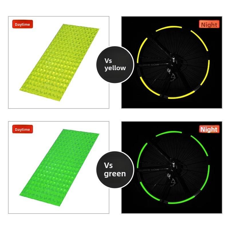 Car Stickers & Wheel Reflective Stickers: Enhance Vehicle Safety & Style. Suitable for Cars, Bicycles & Mountain Bikes