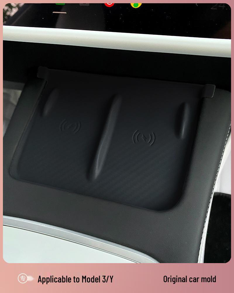 Silicone Anti-Slip Mat for Model 3/Y Wireless Charger Console