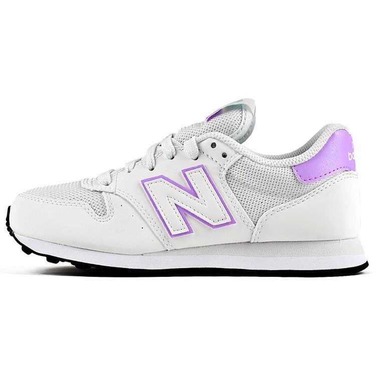

New Balance Nb 500 Low Top Running Shoes Women Sneakers White Purple GW500SWV 36