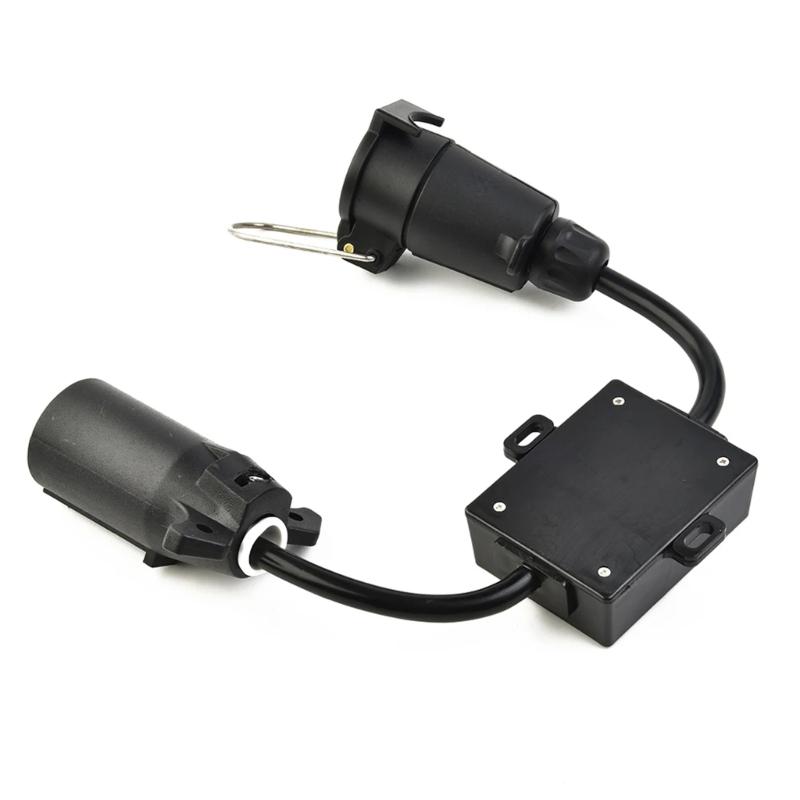 Trailer Light Converter Trailer Light To EU Trailer Light Converter US Vehicle 7Pin Blade Socket To EU 7Pin Connector