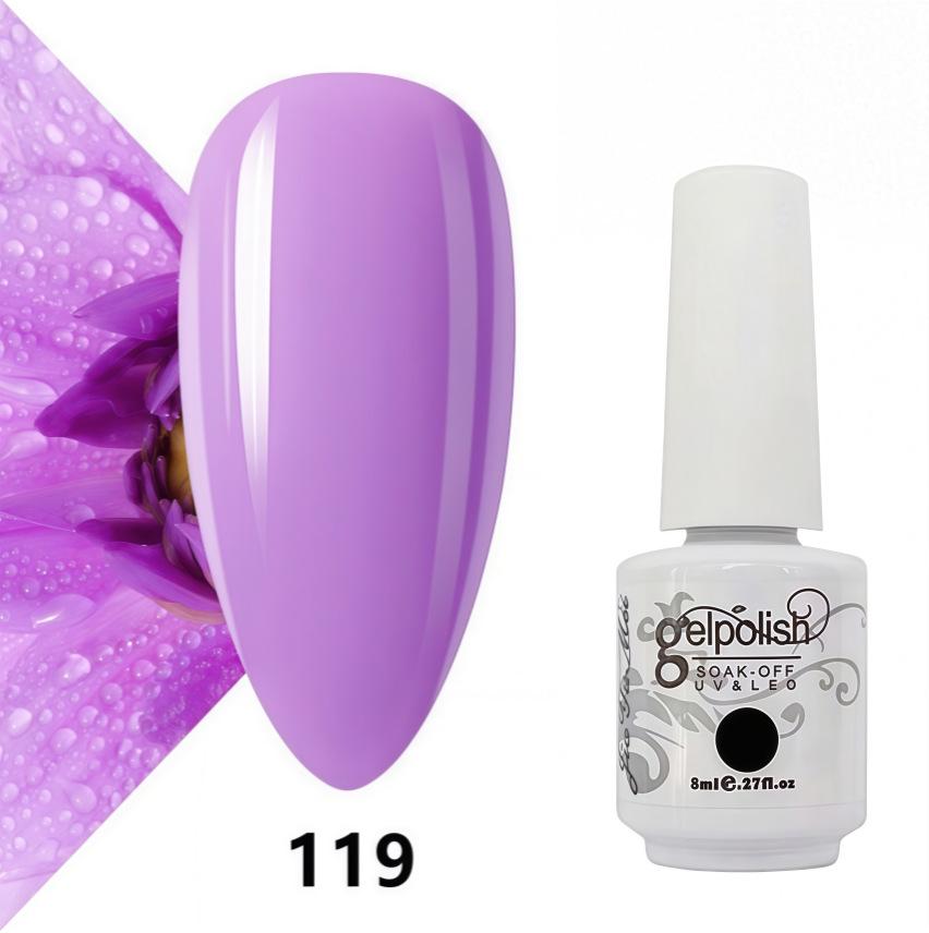 Amber Gel Polish Set: Gel Polish Manicure Kit with Whitening, Base Coat, and Sealer.