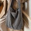 Large capacity fashionable texture commuter bag women's new casual simple shoulder underarm tote bag
