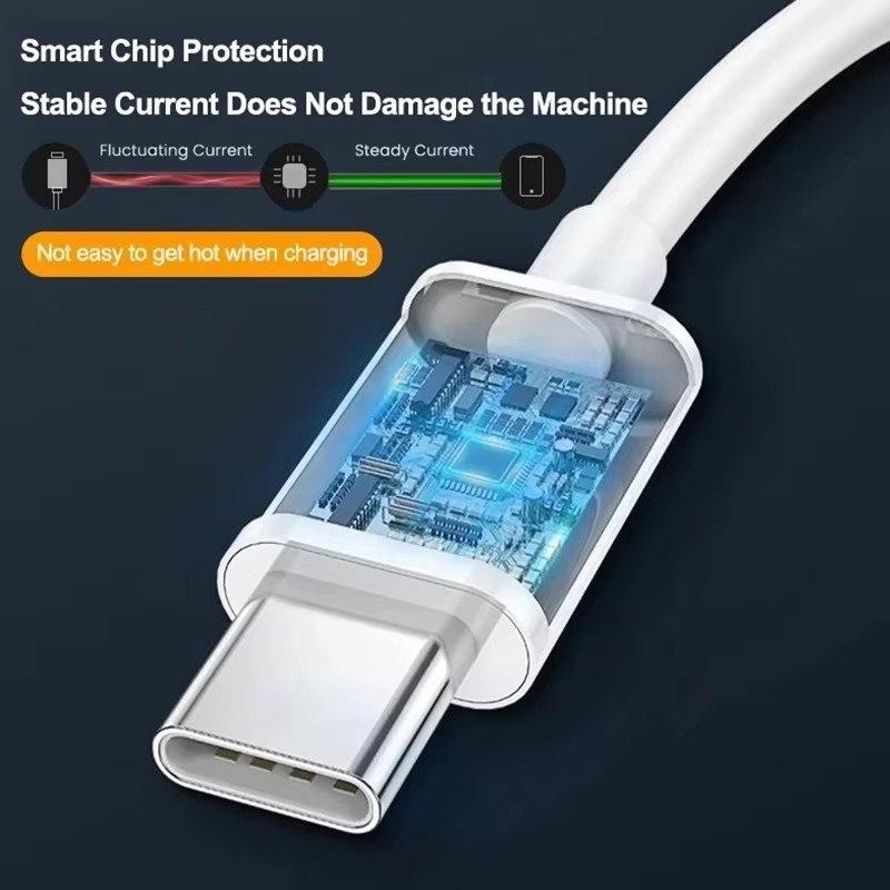 Cable USB PD100W Cable de carga rápida USB C a tipo C para Xiaomi Samsung Huawei MacBook iPad 5A Cable de teléfono móvil Cable USB tipo C