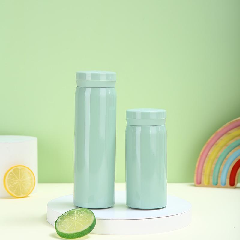 

Двухслойная вакуумная мини-бутылка для воды из нержавеющей стали 304 - Портативный студенческий подарок 300ml