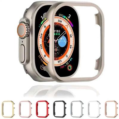 Husă Metalică pentru Apple Watch Seria Ultra 8 9 49mm 7 41mm 45mm iWatch 9 8 SE 40/44mm Carcasă Protectoare Cadru Bumper din Aliaj de Aluminiu