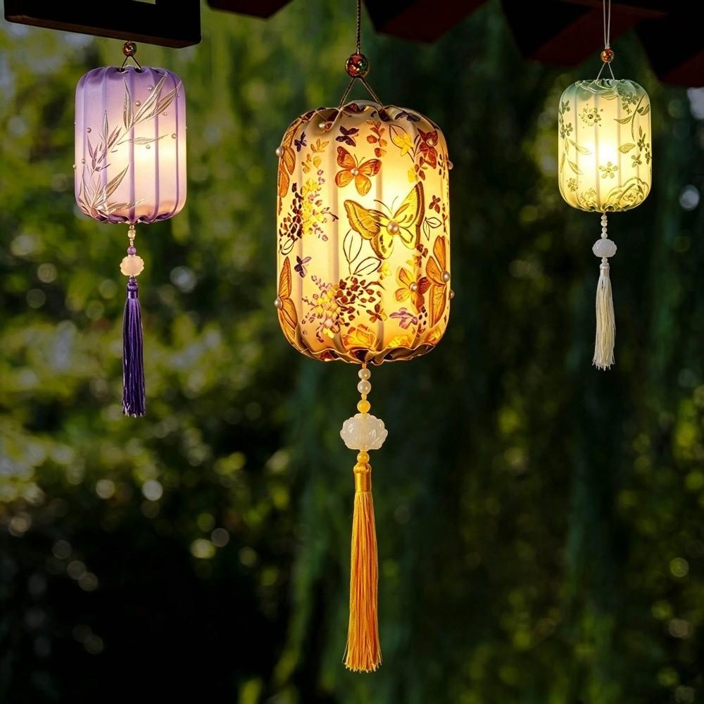Tassel Pendant Mid Autumn Light Lantern Handheld Festival Lantern Traditional Festival Decor
