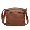 Borsa da donna retrò Doppia cerniera Borse a tracolla da donna in morbida pelle Borse a tracolla da donna firmate