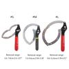 Oil Filter Removal Strap Wrench Oil Filter Removal Strap Oil Filter Spanner Filter Changing Tool for Car Truck 3 Sizes