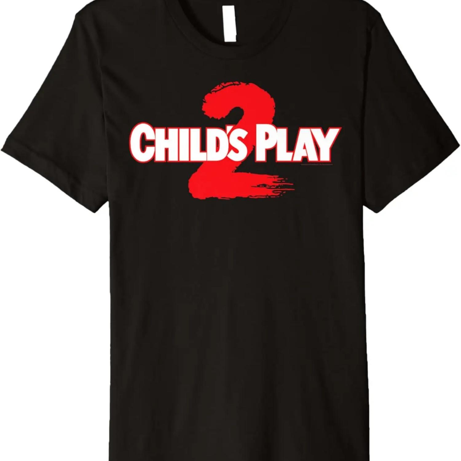 Chucky Child s Play 2 Logo Premium T-Shirt S чёрный