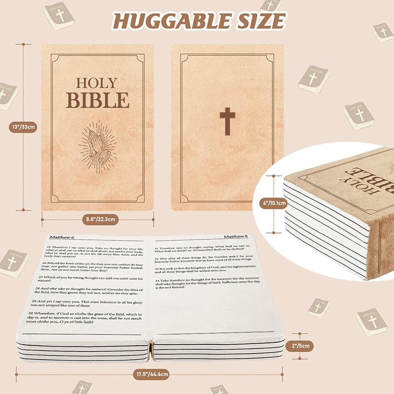 33*22Cm Nejkrokovější Polštář z Paměťové Pěny Bible Polštář Korinťanům Naučte se Cenné Poučení z 1. Korintským Dárek