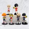 Haikyuu Volleyball Shoyo Hinata Action Figure Q Version Tobio Kageyama Koutsrou Figurine PVC Collection Doll Gift Kid Toy