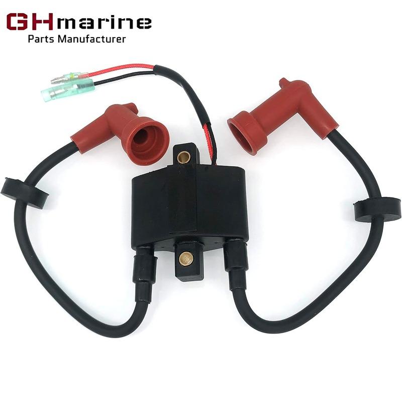 Ignition Coil For Yamaha 6HP 8HP 9.9HP 15HP 20HP 2/4-Stroke 65W-85570-01 680-85570 689-85570-21 6E7-85570-10 6F5-85570 6G8-85570