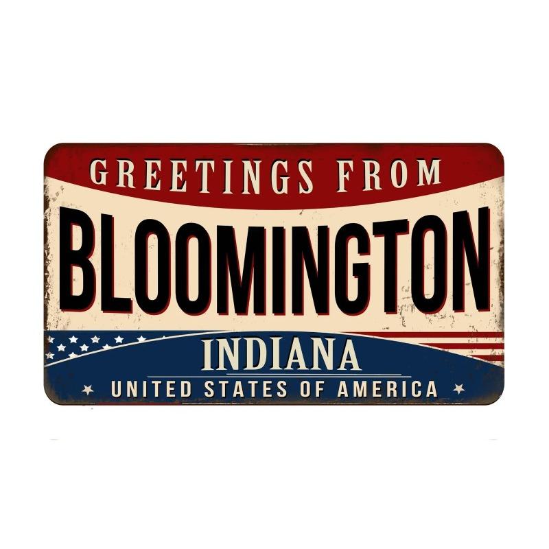 Motorcycle Metal Wall Sign, Garage Bar Decor Plaque 30x15cm