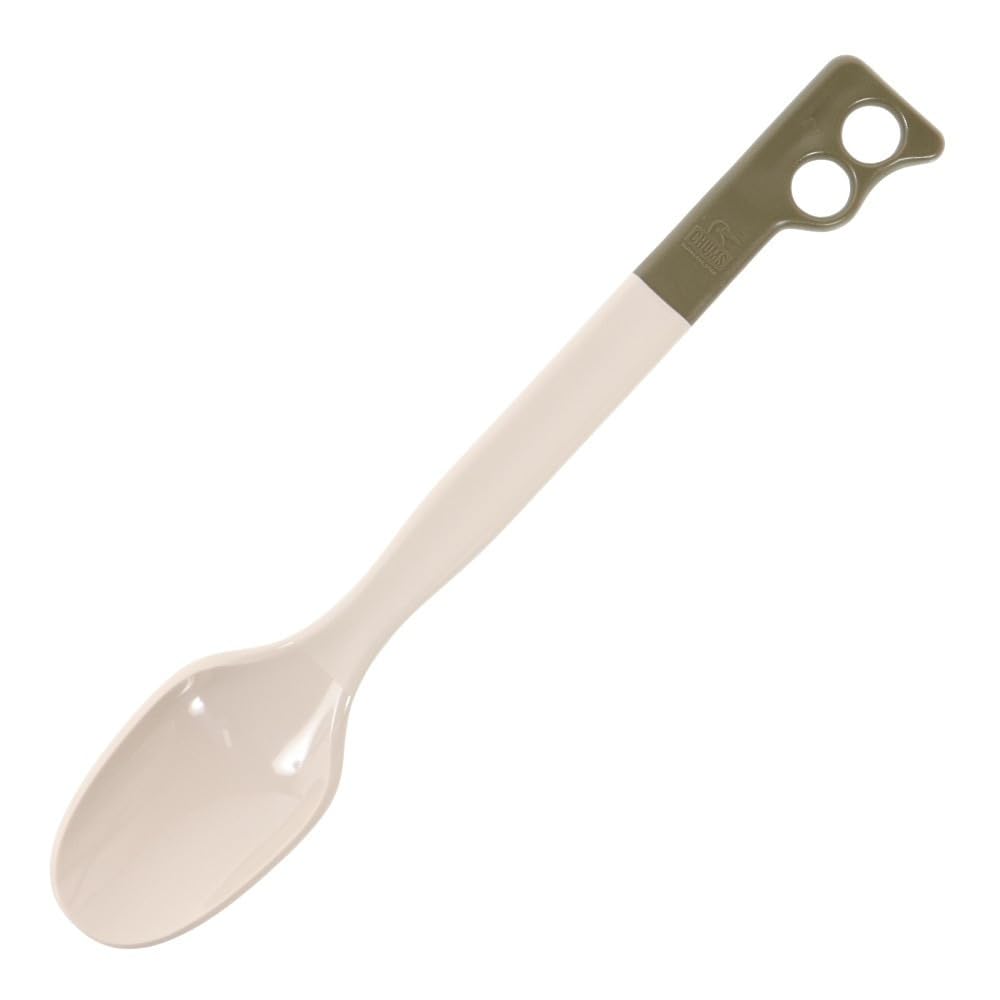 CHUMS Camper Cutlery Set Length 20cm Length 20cm Length 22cm 3-Piece Khaki/Grey CH62-1734-M095-00 Spoon Fork Chopsticks