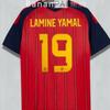 France Brazil Portugal Spain Argentina Home Number 19 Yamal Jersey Football Jersey Fan Version
