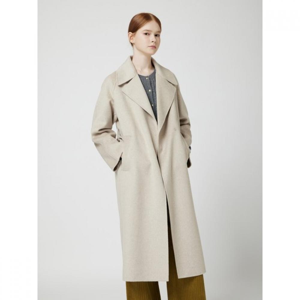 Gürtelter Handgemachter Langer Mantel C254msg176