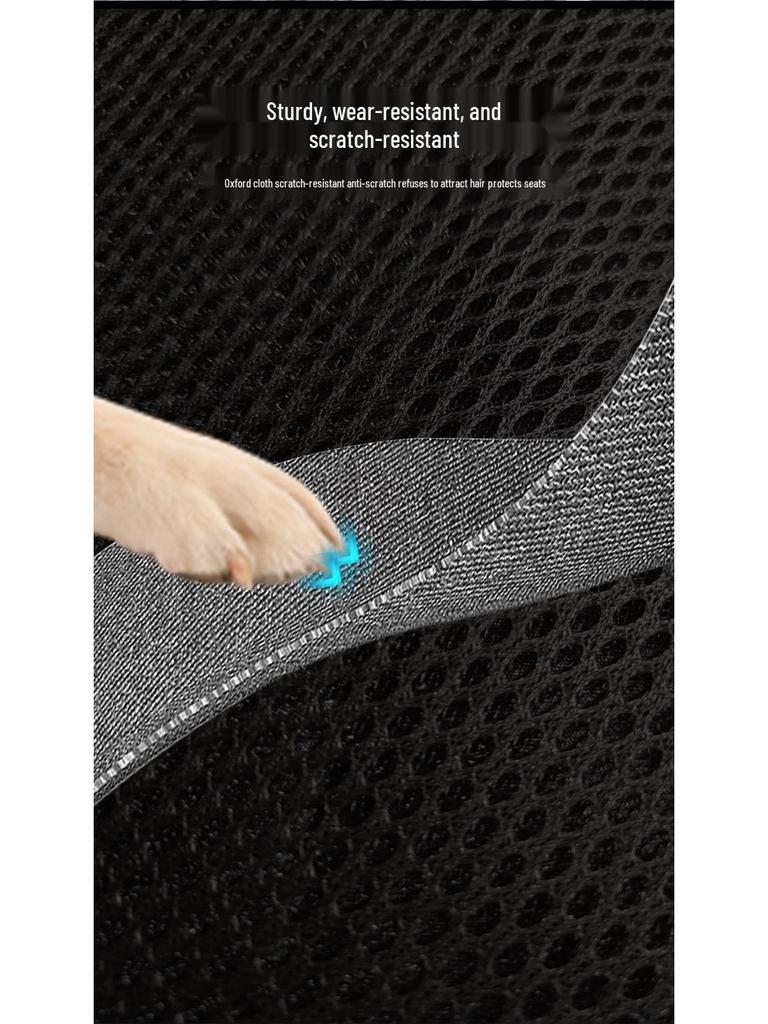 Anti-Dirty Dog Car Seat Cushion & Mat - Pet Bed for Rear Seat