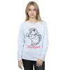 Disney Damen Bambi Thumper Linienzeichnung Sweatshirt