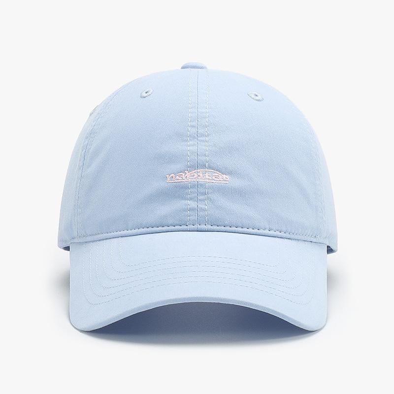 Japanese Trend Spring And Summer Simple Letter Embroidery Baseball Cap Men And Women Versatile Curved Brim Couple Cap