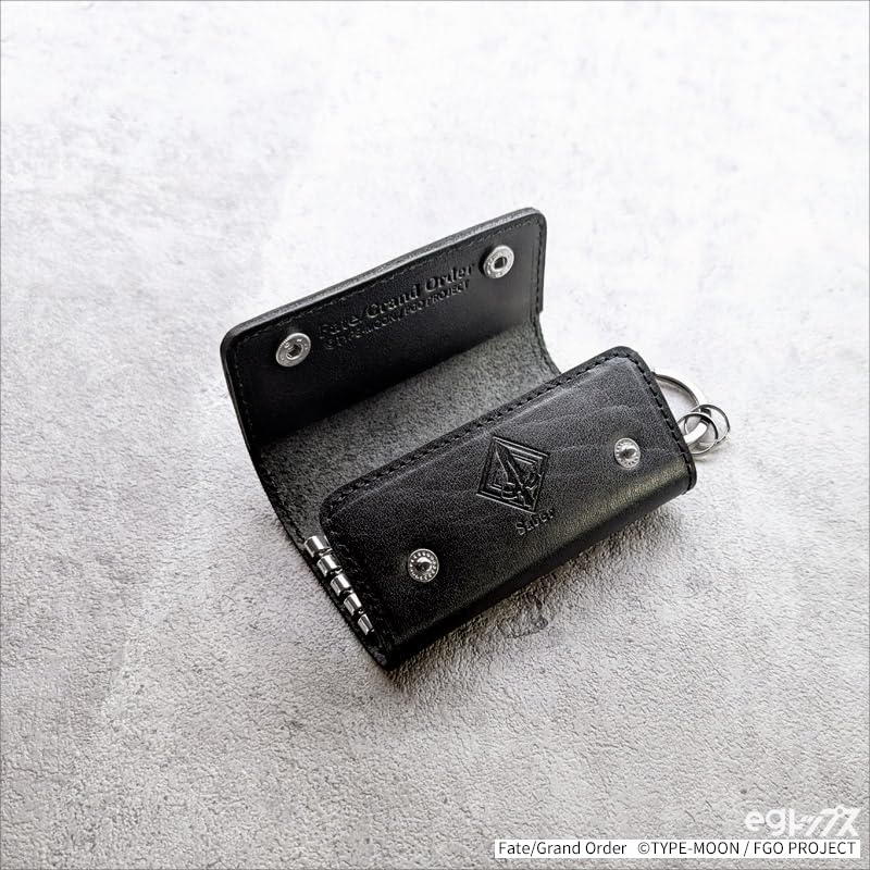 Order Leather Key Case Pendragon Official Licensed Product Made In Japan Unisex Character Goods Black [eg Tops] Fate/Grand Ver. Saber/Artoria [Alter]
