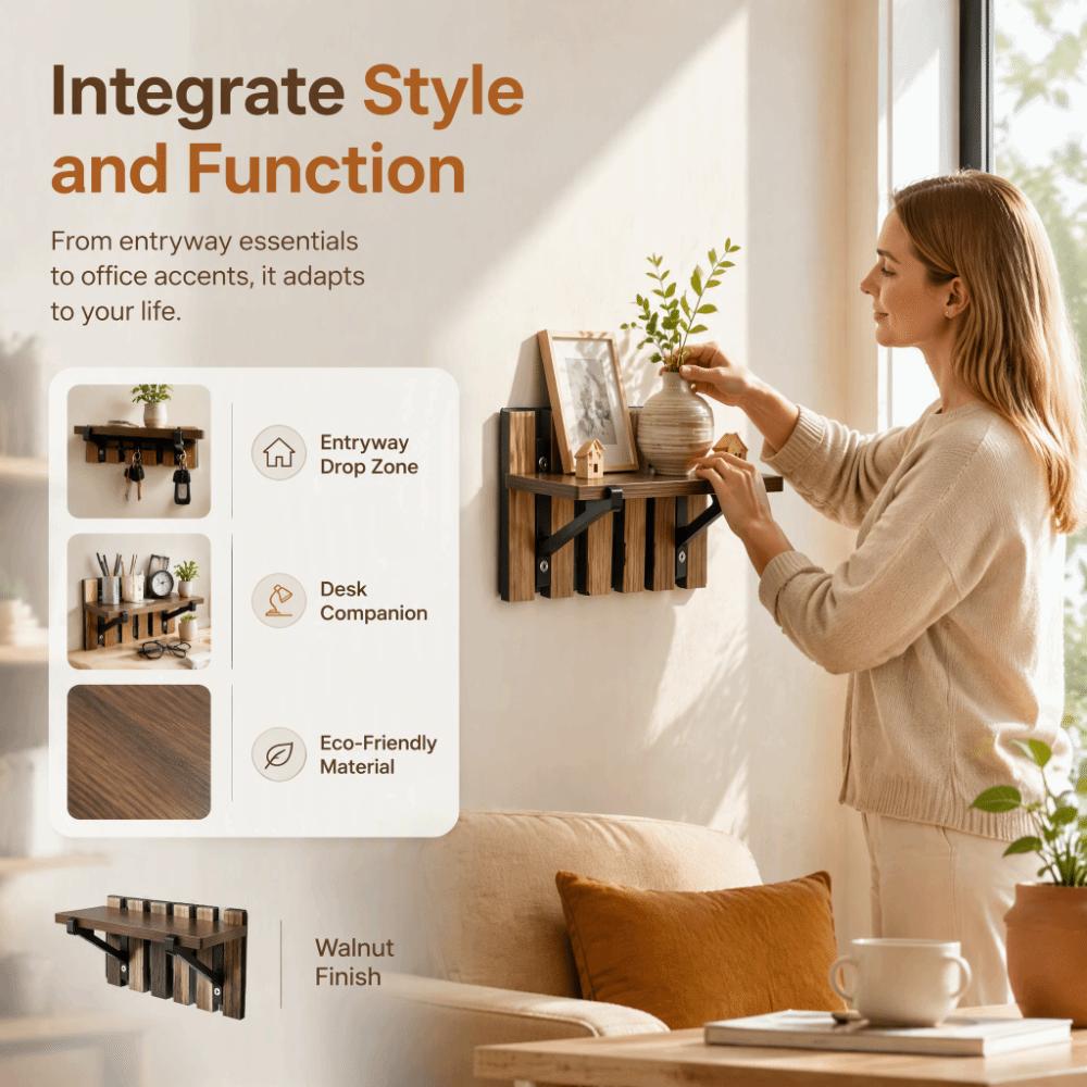 3D Printed Acoustic Panel Shelf Easy Installation Sound Absorbing Board Bracket Noise Reduction