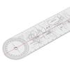 PVC Goniometer Angle Ruler 360 Degree Measure Joints Motion Range for Physical Therapy